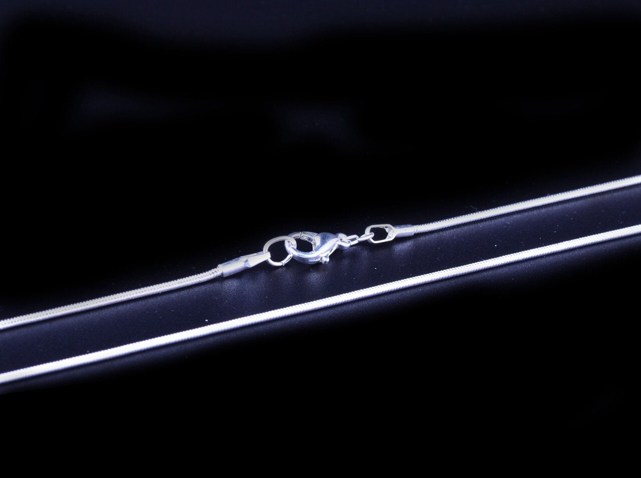 24 Pieces Snake Chain Necklace White Brightening 925 Silver Plated 1.2mm DIY Shining Link with Lobster Clasps for Jewelry Making (20 inch, Shining White Brightening)